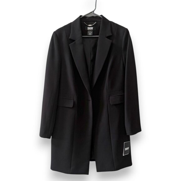 DKNY Women's Elegant Black Blazer Jacket - Picture 1 of 6